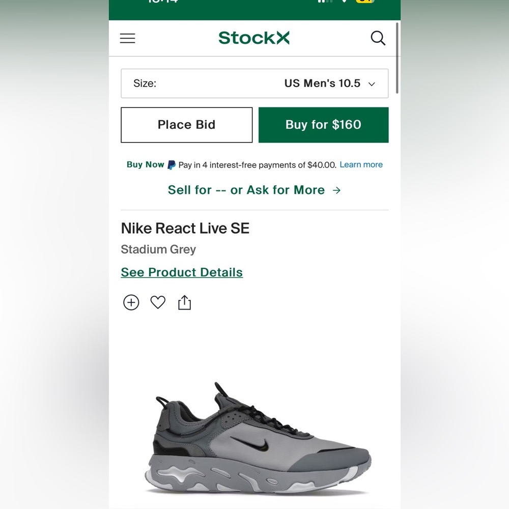 Nike React Live SE